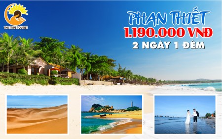 TOUR PHAN THIẾT- MŨI NÉ 2N1Đ- LÂU ĐÀI RƯỢU VANG - RESORT 3 SAO  